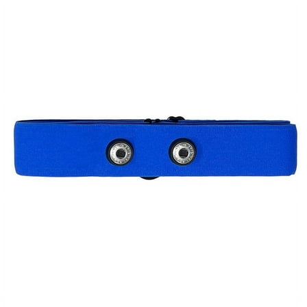 Heart Rate Chest Strap Replacement Belt Adjustable Cycling Heart Rate Belt Elastic Belt Blue