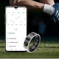 thumbnail image 4 of Bague Intelligente Bague Santé - Bagues Intelligentes pour Femmes Hommes, Bague Traqueur de Mise en Forme avec Écran d'Affichage LED, Bague Traqueur de Sommeil Compatible avec iOS/Android, 4 of 10
