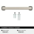 thumbnail image 4 of Amerock Hybridize 5-1/16 inch Center-to-Center Satin Nickel Cabinet Pull, 10 Pack, 4 of 4