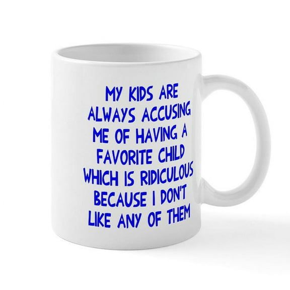CafePress - Favorite Child Mug - 11 oz Ceramic Mug - Novelty Coffee Tea Cup