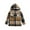 Khaki, variant on WhouRiu Toddler Boys' Jacket Plaid Printed Button Up Hooded Jacket Child Loose School Sports Casual Autumn Jackets Blue,Sized 3-4