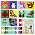 thumbnail image 1 of Kit de Punto de Cruz Pllieay 10 en 1 para Principiantes con 10 Patrones, 1 of 8