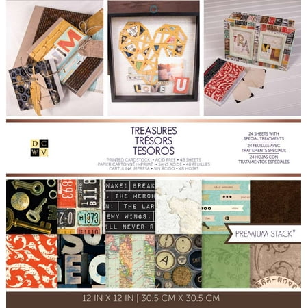 Cardstock Treasures - American Crafts DCWV 12