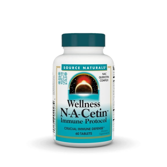Source Naturals Wellness N-A-Cetin Immune Protocol for Immune Support 60 Tablet