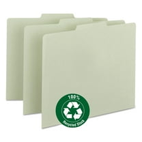 Smead Recycled Tab File Guides Blank 1/3 Tab Pressboard Letter 100/Box 50334