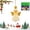 B34_Multicolor 3.94", variant on Yeuimy DIY Christmas Button Ornament Making Set with Christmas Tree Design,Fun Holiday Craft Kit with Colorful Buttons Yarn and Lanyard,Easy Creative Activity for Xmas Tree Hanging Decor