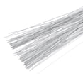 thumbnail image 1 of Uxcell Alambre Floral de 0.35mm 28 Gauge, 120 Pcs Alambre para Tallos de Flores Alambre Envuelto en Papel para Suministros de Arreglo de Ramos de Flores, Plata Galvanizada, 1 of 6