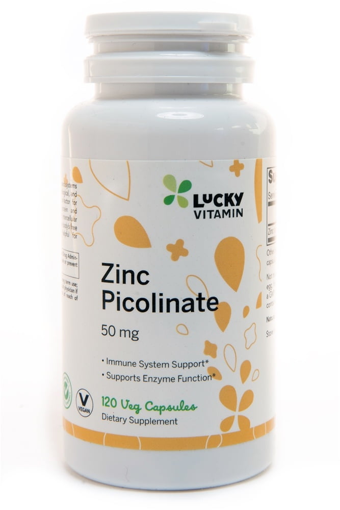 LuckyVitamin Zinc Picolinate 50 mg. 120 Veg Capsules