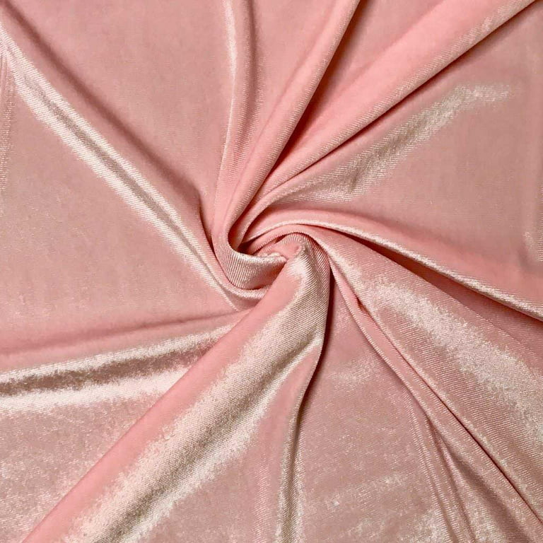 Stretch Velvet Fabric - Dusty Rose / Yard Many Colors Available