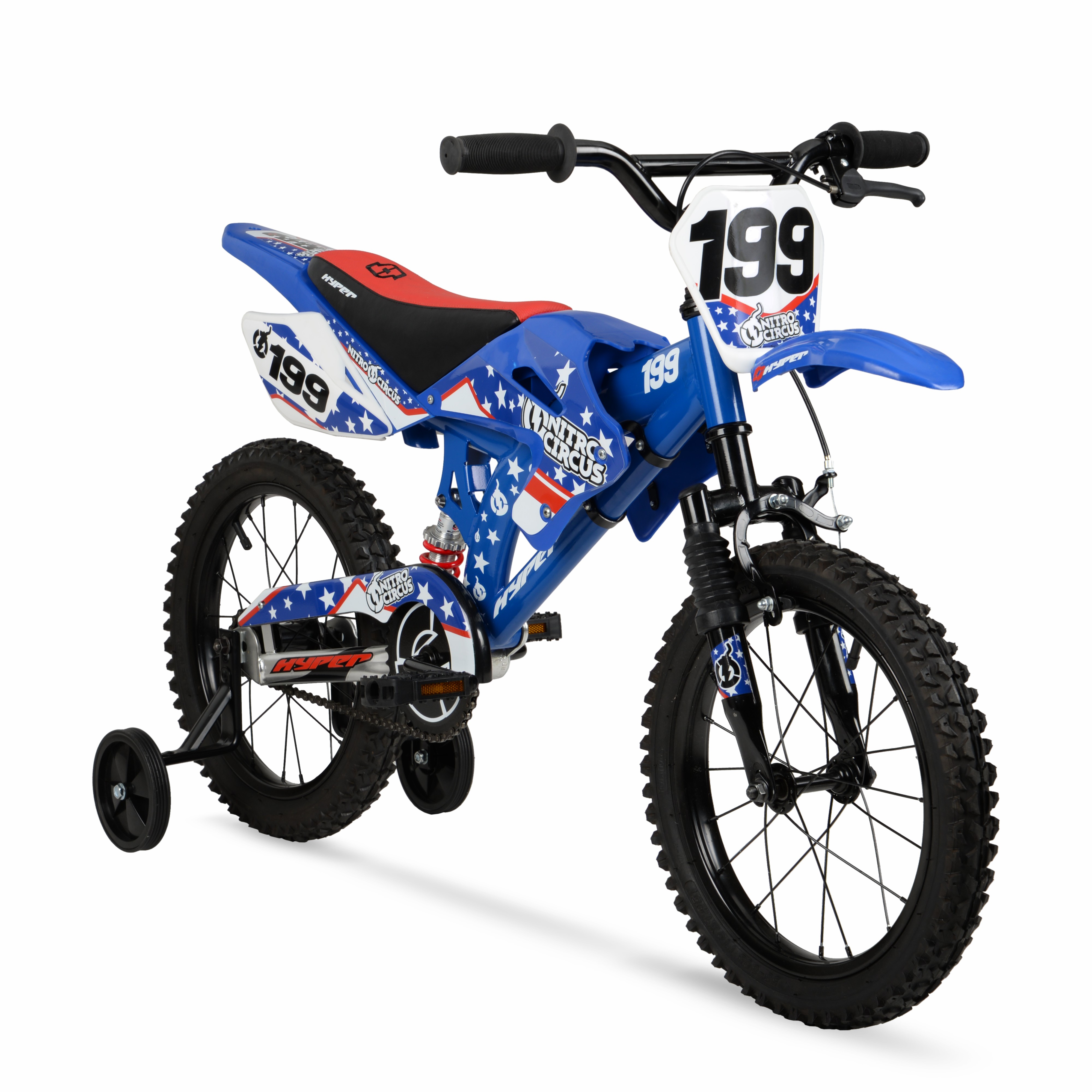Hyper Nitro Circus 16" Moto Kids' Bike, Blue photo 2