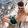 thumbnail image 2 of luoweisi Men's Beach Shorts Quick Dry Swim Trunks with Mesh Lining Wolf 2XL, 2 of 5
