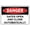 Warning Sign 3, variant on Warning Danger Gates Open and Close Automatically Sign - 8"x12" Metal Decor, Home Living Room Man Cave Bar Garage Cafe Office Store Club Gift