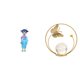 thumbnail image 1 of Estatua De Resina, Figura De Kabuki Asiático, Juguete, Muñeca Geisha Con Kimono Japonés, Escultura De Bola De Cristal, Figura De Metal, Adorno De Escritorio Para Interiores, Soporte Para, 1 of 8