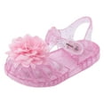 thumbnail image 4 of Yindaity Girls Sandals Sandals for Children's Adjustable Back Strap Water Sandal（Pink,10.5), 4 of 7