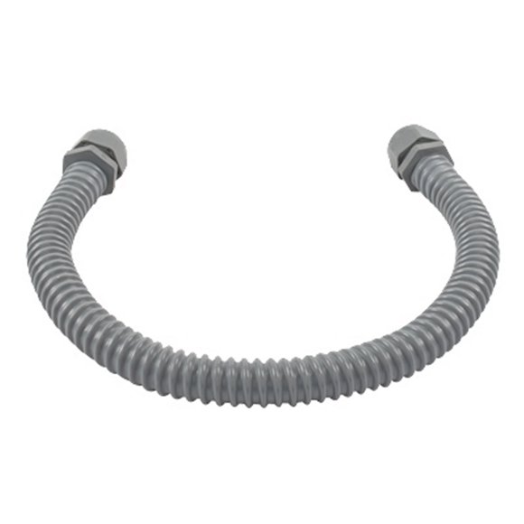 manguera flexible hembra-hembra 1/2 pulgada gris oscuro