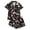 Z165-Black, variant on Family Halloween Pajamas Silk Loose Fit Festive Design Ghost Bat Pattern Halloween Pj Silk Pjs Graphic Button Down Satin Pajama Set