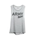 thumbnail image 1 of Army Mom Women's Fashion Sleeveless Muscle Workout Yoga Tank Top Sport Grey 2X-Large, 1 of 3