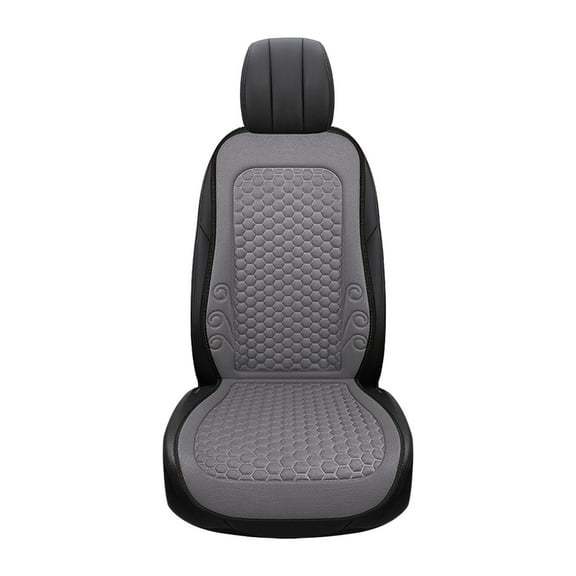 Kraoden Car Seat Cushion with Backrest, Ventilated Summer Cooling Seat Cushion for Comfortable Support in All Seasons, Lightweight and Portable for Various Scenarios