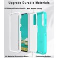 thumbnail image 4 of I-HONVA For Samsung Galaxy A14 Case,3-Layer Military Grade Drop Protection Anti-Slip Bumper Rugged Shockproof Dustproof Protection 6.6 inch Phone Case,Teal White, 4 of 7