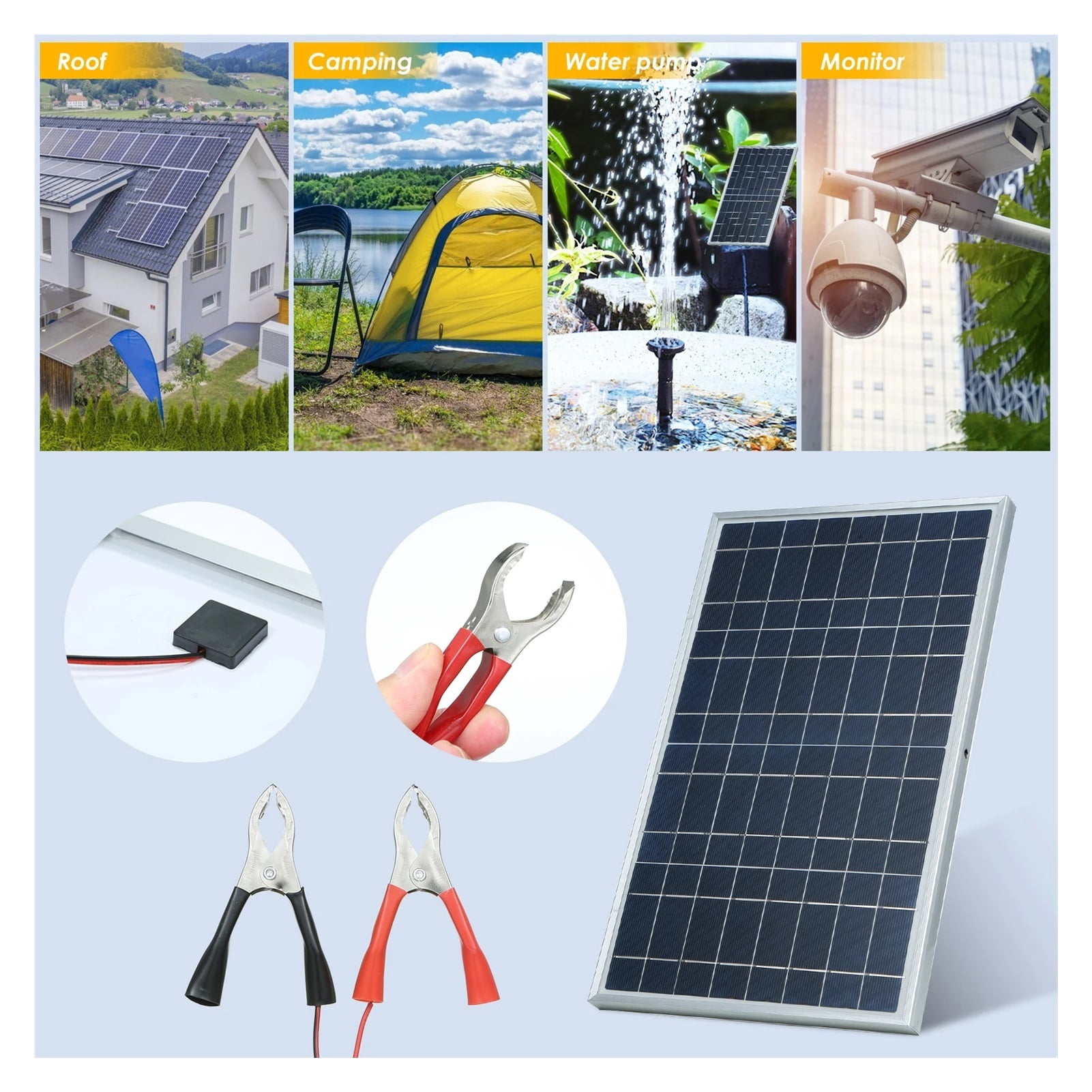Folding solar panels Portable Solar 600W Capacity Polycrystalline Panel Generator USB Power Supply For Outdoor Rechargeable 12V Solar charger
