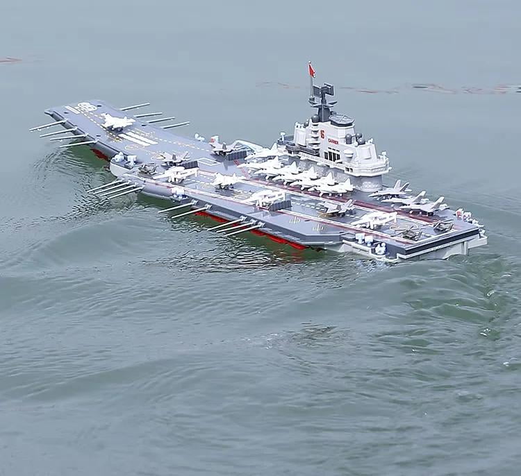 2.4G 1:438 Radio control Military Battleship Rc amphibious assault ship Warship model toys