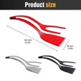 thumbnail image 2 of 2 in 1 Grip and Flip Spatula Tongs,Fried Egg Flipper,Pancake Fish French Toast Omelet Making Cooking Tool, 2 of 4
