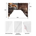 thumbnail image 6 of Coffee Beans Swag Valance for Window, Vintage Country Hot Coffee Bread Light Filtering Swag Curtain Rod Pocket Kitchen Curtain Valance for Bedroom, 6 of 6