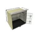 thumbnail image 6 of Bee Dog Crate Cover, Continuous Flying Insects Spring Nature Print on Pastel Background, Easy to Use Pet Kennel Cover Small Dogs Puppies Kittens, 7 Sizes, Eggshell Yellow, by Ambesonne, 6 of 6
