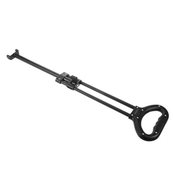 LOLIPPYY Black Trolley Handle Replacement with Retractable Pull Grip for Folding Wagon and Camping Carts