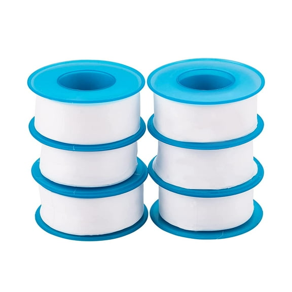 6 Rolls Teflon Tape,3\/4 Inch(W) X 700 Inches(L) Plumbers Tape，PTFE Tape for Threads Plumbing Seal, Water Pipe Sealing Tape, Water Leaking Sealant Tape