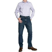 FULL BLUE 5 Pocket Denim Jeans, Regular Fit, Performance Stretch, Blue-Black, 44x32