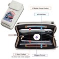 thumbnail image 3 of OIDERY Zipper Womens Wallet Cell Phone Wallet Purses vintage car patriotism American flag Perfect for Printed Present Holiday Customized Gift, 3 of 12