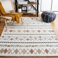 thumbnail image 2 of SAFAVIEH Marrakesh Madelyn Southwestern Polyester Area Rug, Ivory/Multi, 4' x 6', 2 of 8