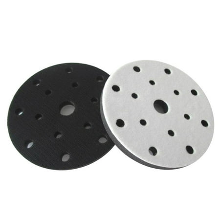 

6inch 15 holes Sponge interface pad hook loop sanding Disc Sander Backing Pad