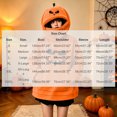 thumbnail image 3 of Womens Halloween Sweatshirts Pumpkin Mask Zip Hooded Oversized Cute Pullover Sweatshirt with Front Pocket Orange 06 L, 3 of 6