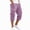 05# Purple, variant on HKYNLAG Cargo Shorts for Men Stretch Waist Below The Knee Long Shorts Relaxed Fit Hiking Capri Short Mulit Pockets Wine M