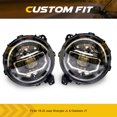 thumbnail image 2 of AMERICAN MODIFIED LED Halo Headlights for 18-22 Wrangler JL/Gladiator JT, 2 of 8