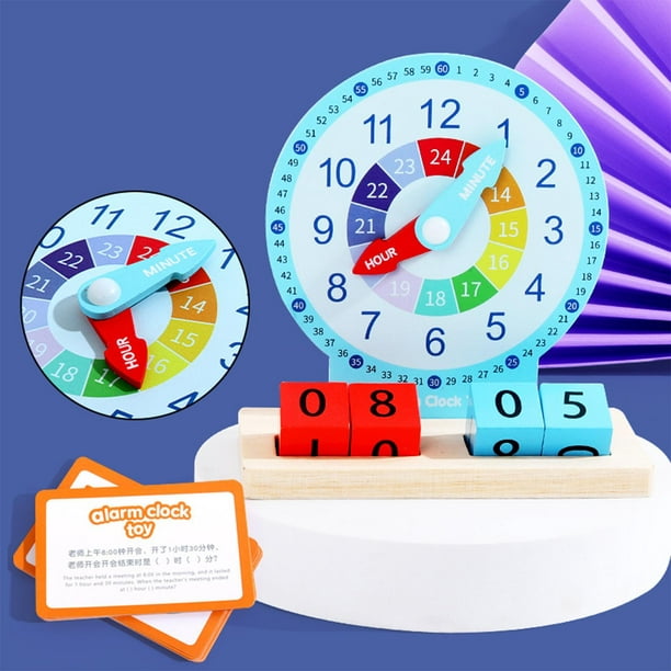 Horloge d'apprentissage Montessori – Bien être autiste