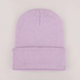thumbnail image 3 of Gorro fluorescente, gorro de lana acrílica, para parejas, gorro de punto de otoño e invierno europeo y americano, gorro de color caramelo, 3 of 6