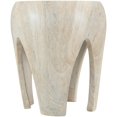thumbnail image 3 of Meridian Furniture Moxie Table d'Appoint Intérieur / Extérieur en Béton Travertin, 3 of 7