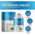 thumbnail image 4 of Fresh Breath Mint Lemon Chewable Dental Tablets with Hydroxylapatite for Natural Oral Care Travel Size Toothpaste Alternative, 4 of 5