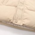 thumbnail image 5 of CYRBOKO Toddler Girls' Puffer Jackets, Thermal Heavyweight Cotton Full Zip Winter Clothing Beige Size 4-5 T, 5 of 9