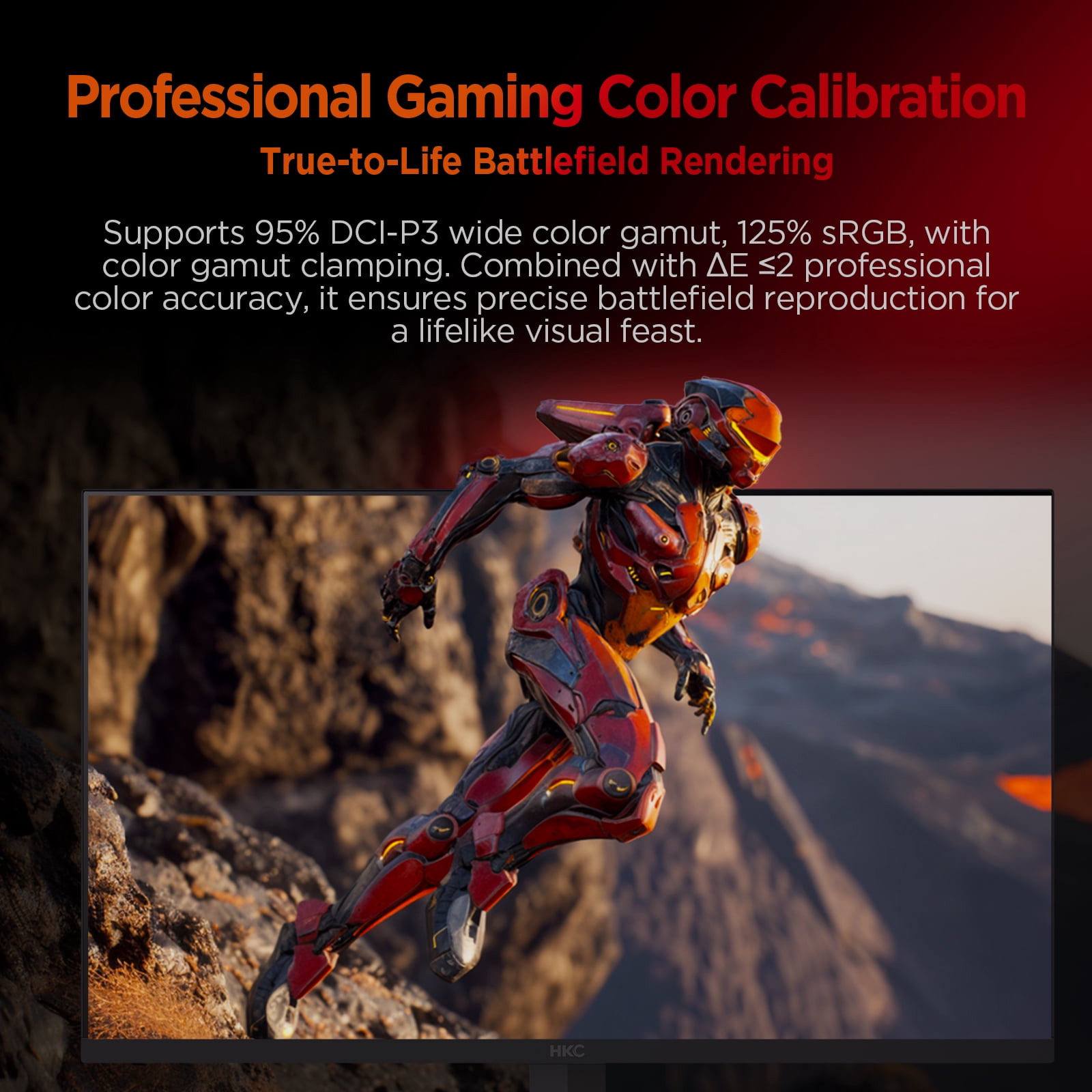 HKC G27H3D 27" 1920×1080 240Hz Gaming Monitor, Full HD Fast IPS Display, 1ms MPRT, HDR400, 90% DCI-P3 Color, HDMI 2.0 + DP 1.4, Hardware Low Blue Light, Tilt Adjustable, VESA Mount – Black