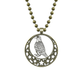 thumbnail image 1 of Pintura de línea larga aves volar Colgante Estrella Collar Luna Cadena Joyas Unbranded M, 1 of 3