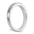 thumbnail image 6 of 14K White Gold Ring Band Wedding Diamond Round , Size 5, 6 of 7