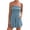 Grey Blue, variant on BTFBM Womens Romper Spring Summer Strapless Tube Tops Beach Vacation Clothes Boho Loose Shorts Jumpsuits Pockets