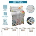 thumbnail image 6 of Gnomes Easter Table Runner - 108 Inch Long Eucalyptus Spring Floral Eggs Leaves Wooden Cotton and Linen Blended Dress Scarves Farmhouse Table Runner for Kitchen Dining, Coffee Table, 13" x 108", 6 of 8