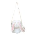 thumbnail image 1 of Bolsos Cruzados Bonitos bolsos cruzados de conejo, bolsos de hombro simples con colgante Kawaii (blanco) Likrtyny Para Estrenar, 1 of 9