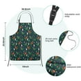 thumbnail image 7 of Green Christmas Dinosaur and Snowman Pattern Kids Aprons for Girls and Boys,Adjustable Neck Strap Toddler Aprons for Kids Cooking Baking, 7 of 7