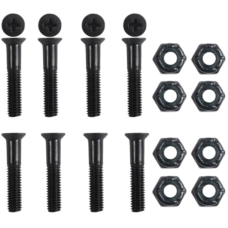 Skateboard Completo Moose Macchiato Nero 8.0, Nero/Bianco, Già Montato